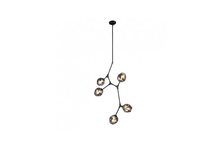 Candil de techo Quor | Sakura 5 luces Q16066-BK