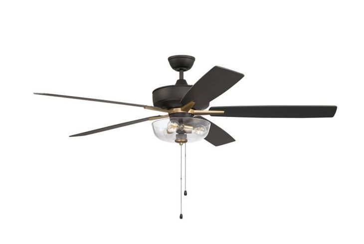 Abanico de techo Craftmade | Super Pro S101FBSB5-60BWNFB